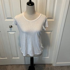 DKNY size m clear sequins top